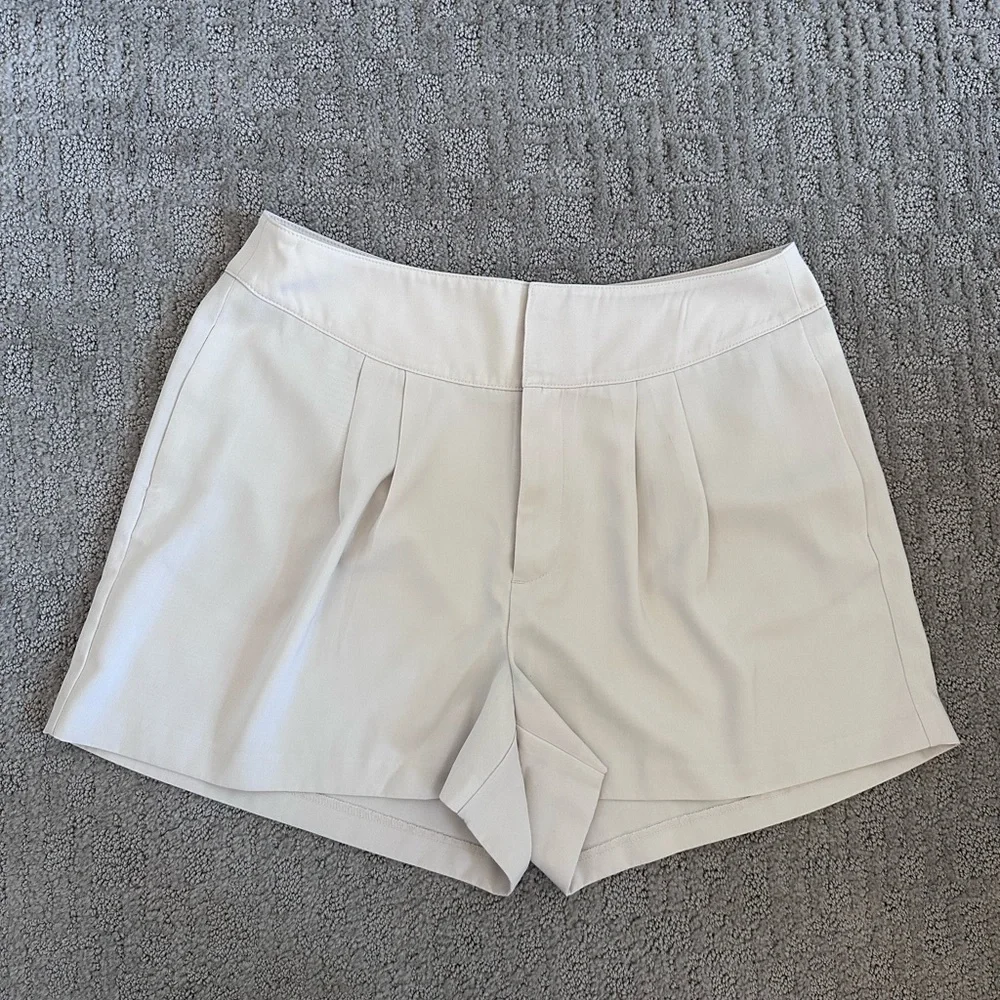 Jennifer Lopez High Waist Shorts - Fuchsia, Navy, and Ivory